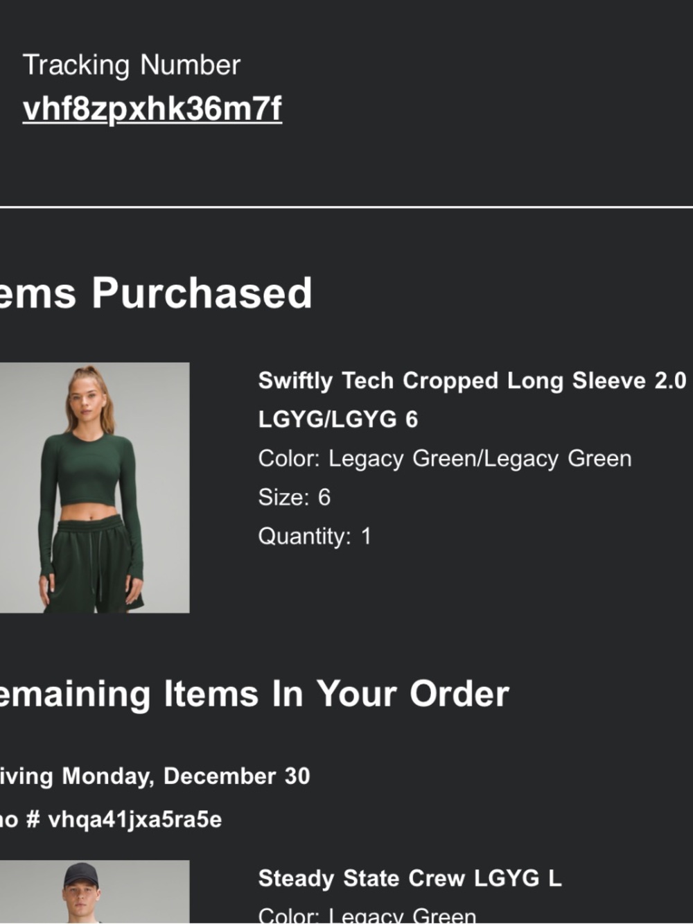lululemon athletica Legacy Green set